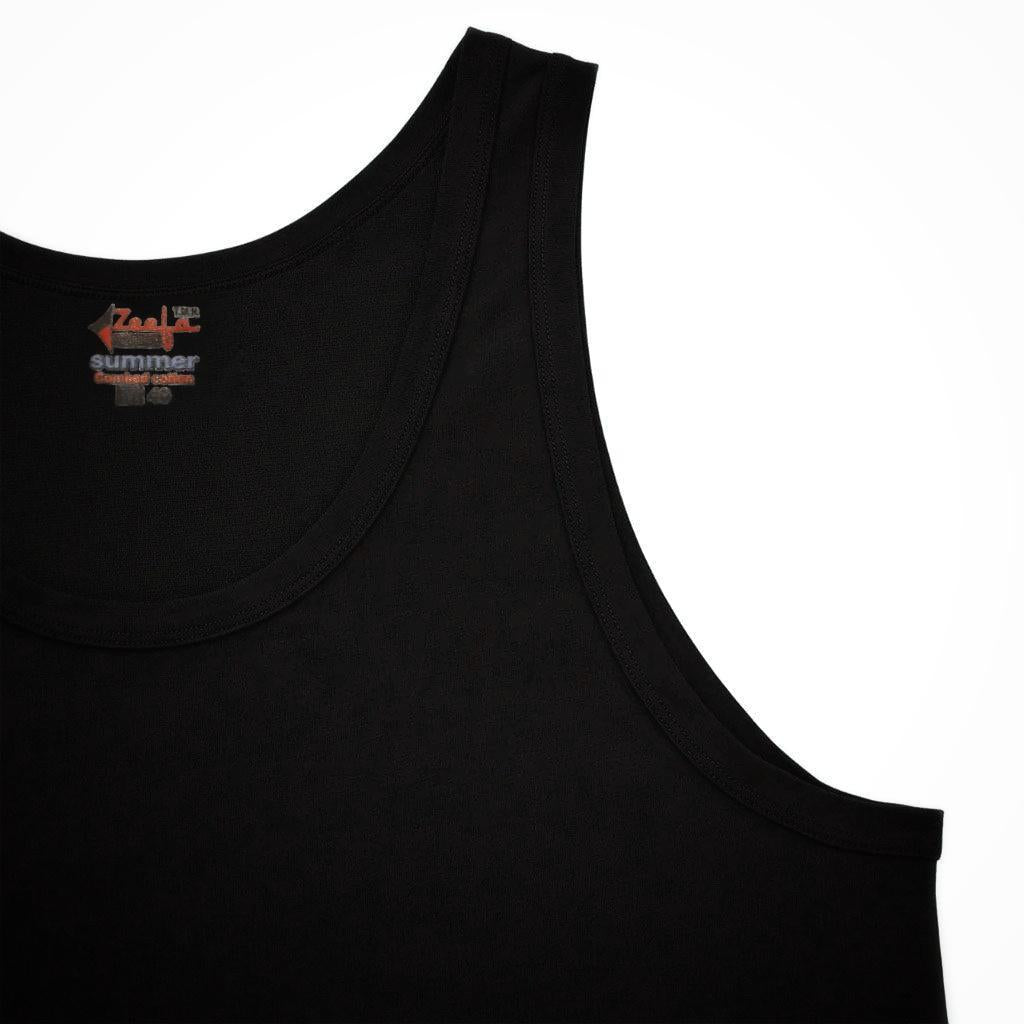 Black gym vest