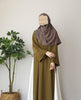 GEORGETTE PLAIN MAXI ABAYA WITH STOLER