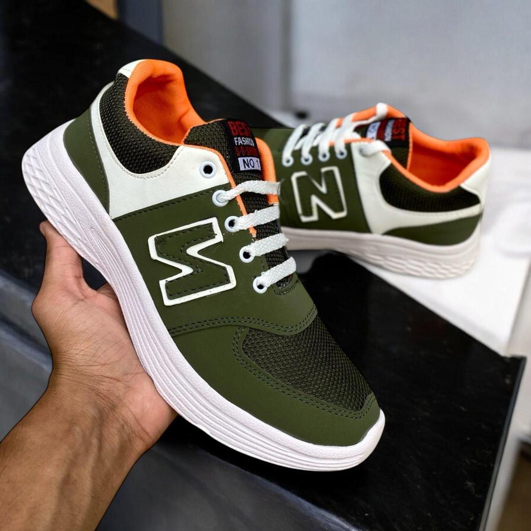 Men Casual Green Sneakers