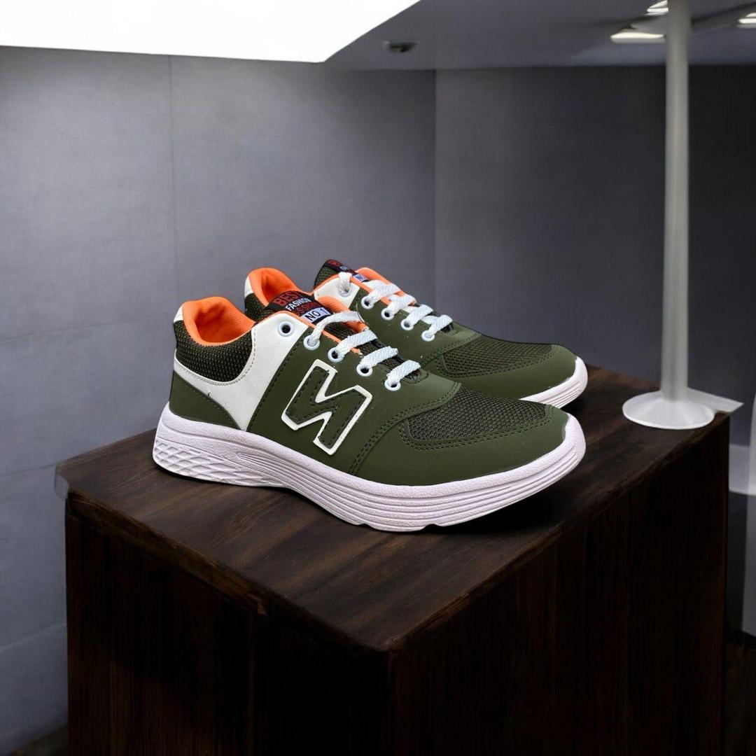 Men Casual Green Sneakers